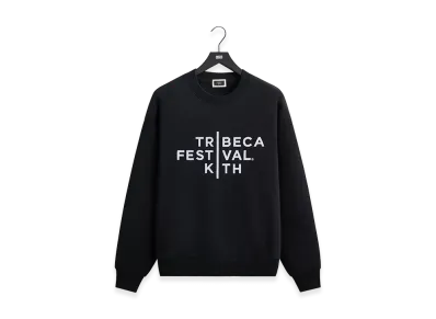 Kith x Tribeca Festival Logo Lockup Nelson Crewneck "Black"