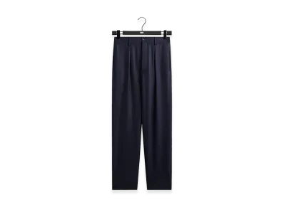 Kith &Kin x Giorgio Armani Flat Front Trouser "Blue/Navy"