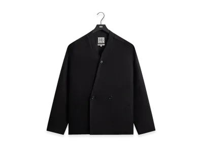 Kith &Kin Long Sleeve Linen Viscose Twill Mathis Shirt "Black"