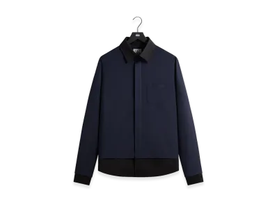 Kith &Kin Tropical Wool Nico Shirt "Nocturnal"