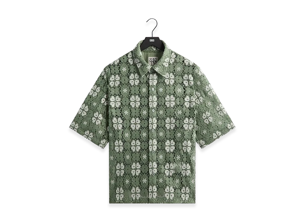 Kith &Kin Retro Floral Lace Harvey Shirt "Cavan"