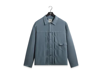 Kith &Kin Garment Dyed Silk Collared Yardley Shirt "Ovation"