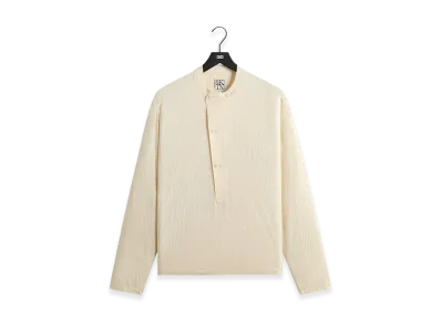 Kith &Kin Wrinkle Cupro Leven Shirt "Sandrift"