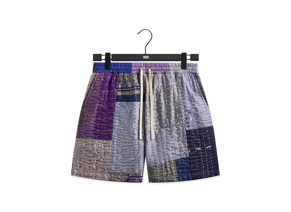 Kith &Kin Tal Patchwork Short "Blue/Multi"