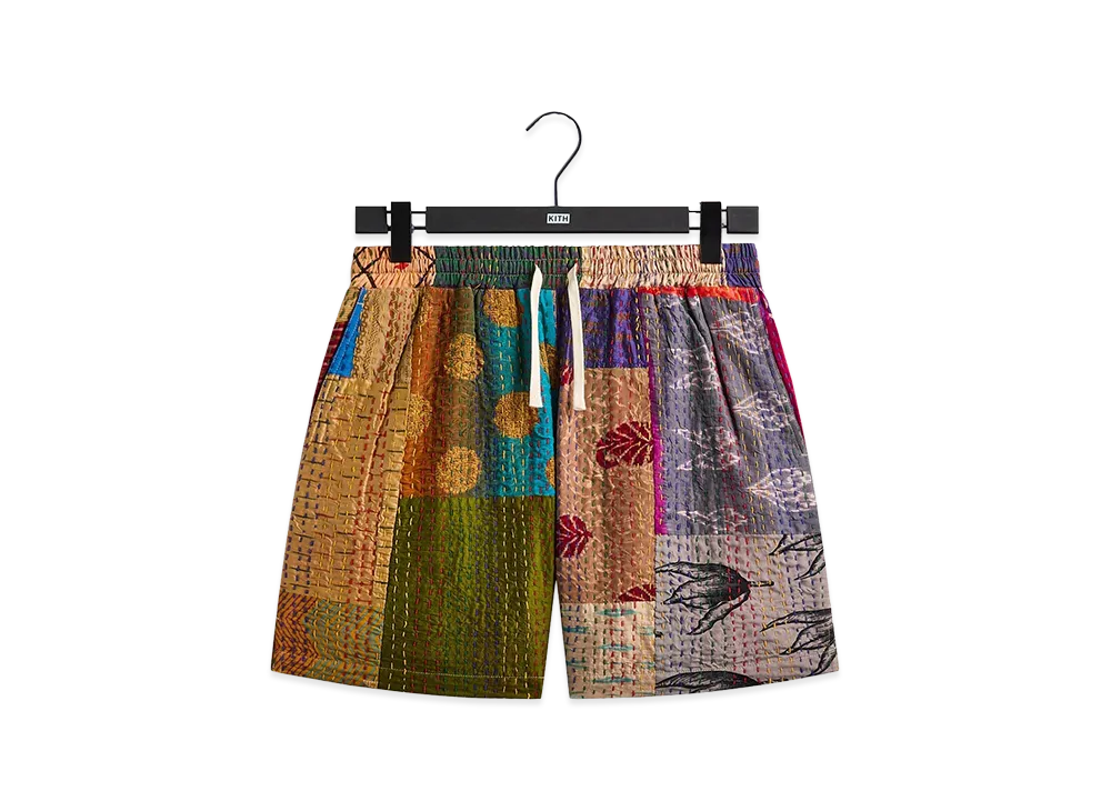 Kith &Kin Tal Patchwork Short "Gold/Multi"