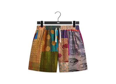 Kith &Kin Tal Patchwork Short "Gold/Multi"