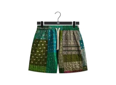 Kith &Kin Tal Patchwork Short "Green/Multi"