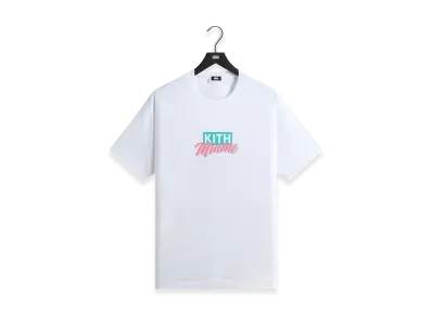 Kith Miami Classic Logo Tee "White"