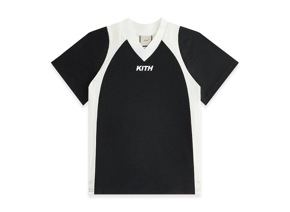 Kith Women's Nicci II Paneled Mesh Tee "Black"
