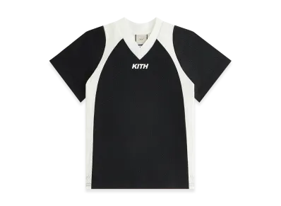 Kith Women's Nicci II Paneled Mesh Tee "Black"