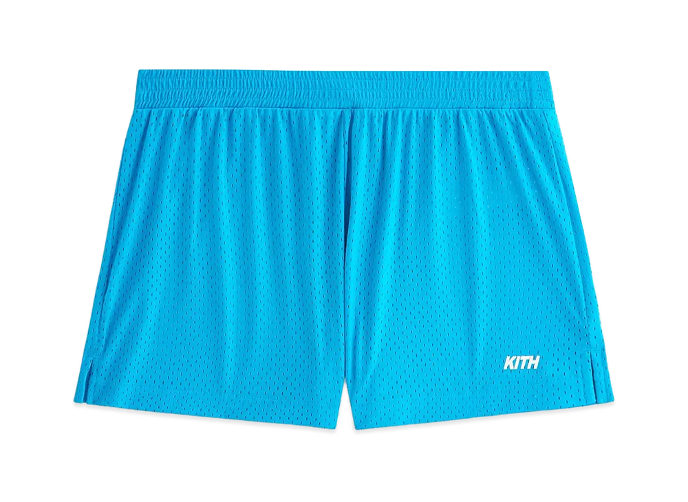 Kith Women's Nilah II Mesh Soccer Shorty "Meridian Blue"