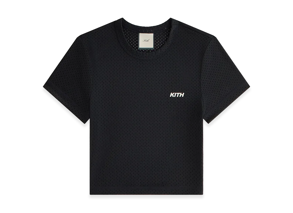 Kith Women's Mulberry II Mesh Tee "Black"