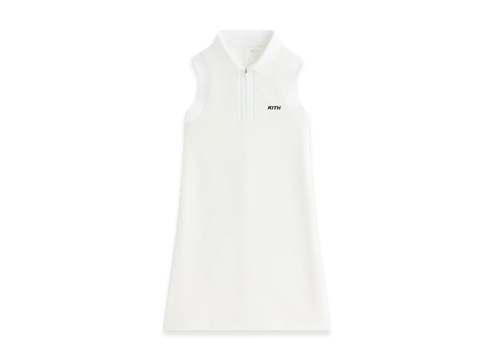 Kith Women's Perry Polo Mesh Dress "White"