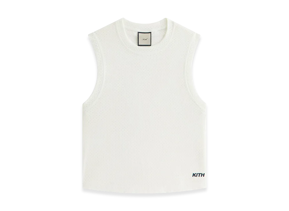 Kith Women's Mera Mesh Muscle Tank "White"