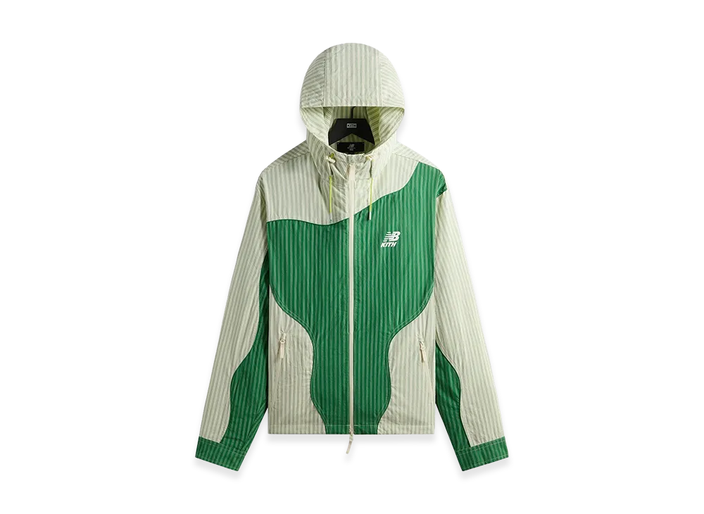 Kith x New Balance Poplin Mix Madison VI Jacket "Spring Juniper"