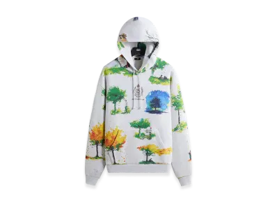 Kith x New Balance Watercolor Nelson Hoodie "Light Heather Grey"