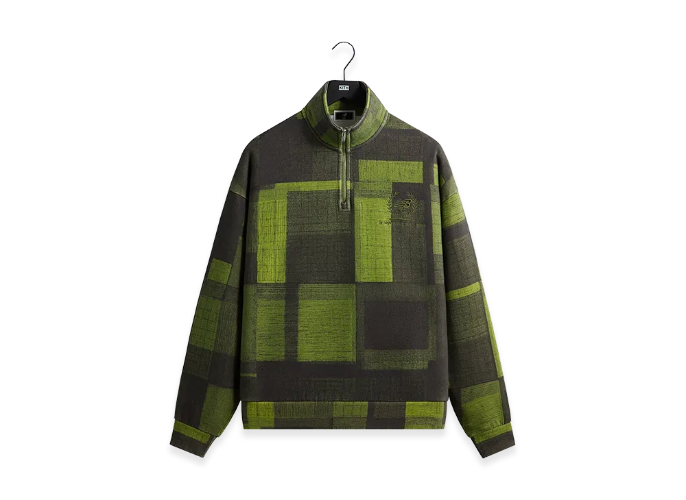 Kith x New Balance Woodblock Nelson Quarter Zip "Calliste"