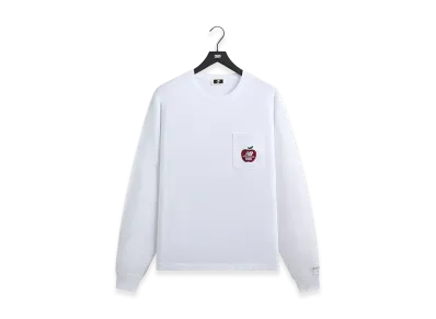Kith x New Balance NY Woodblock Long Sleeve Pocket Tee "White"