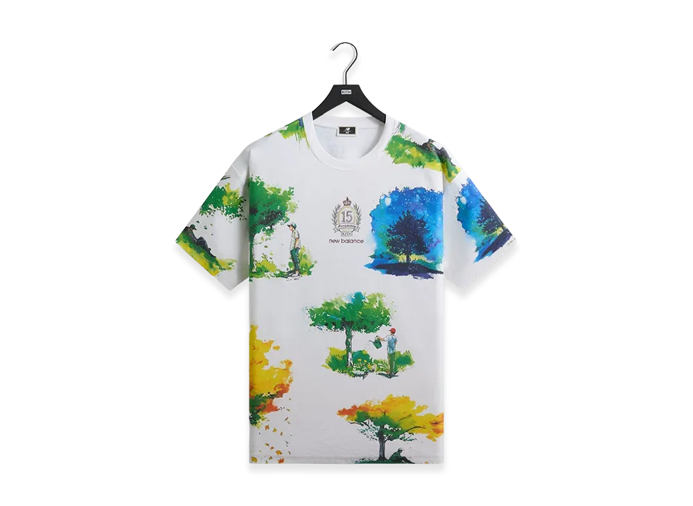 Kith x New Balance Watercolor Quinn Tee "White"