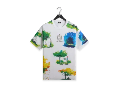 Kith x New Balance Watercolor Quinn Tee "White"