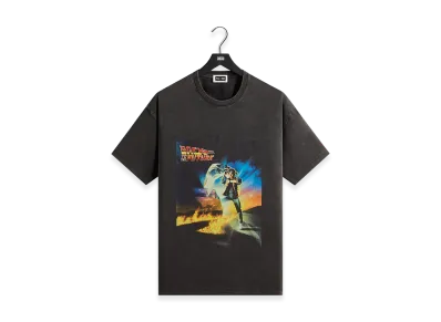 Kith x Back to the Future Chrome Title Vintage Tee "Black"