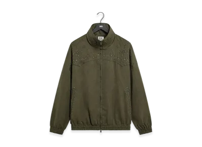Kith &Kin Studded Canvas Rhysand Jacket "Moss"
