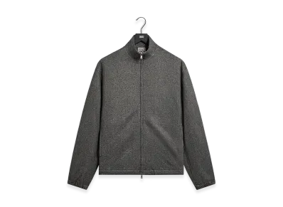 Kith &Kin Flannel Jersey Stephen Track Jacket "Charcoal Heather"