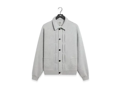 Kith &Kin Plush Fleece Eito Workwear Jacket "Medium Heather Grey"