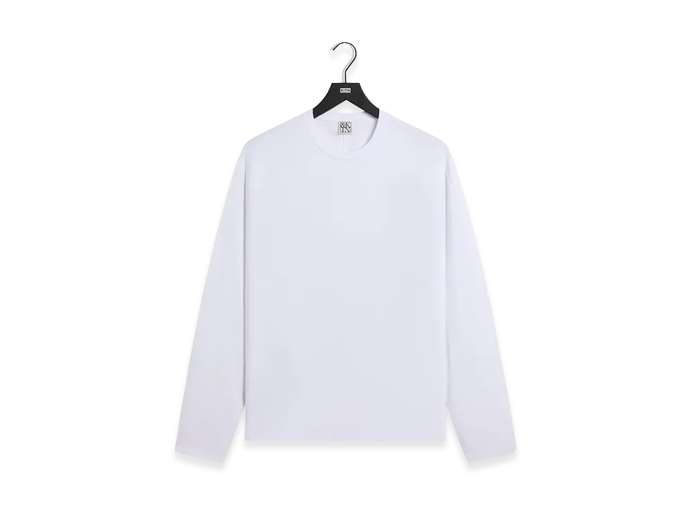 Kith &Kin Long Sleeve Halston Tee "White"