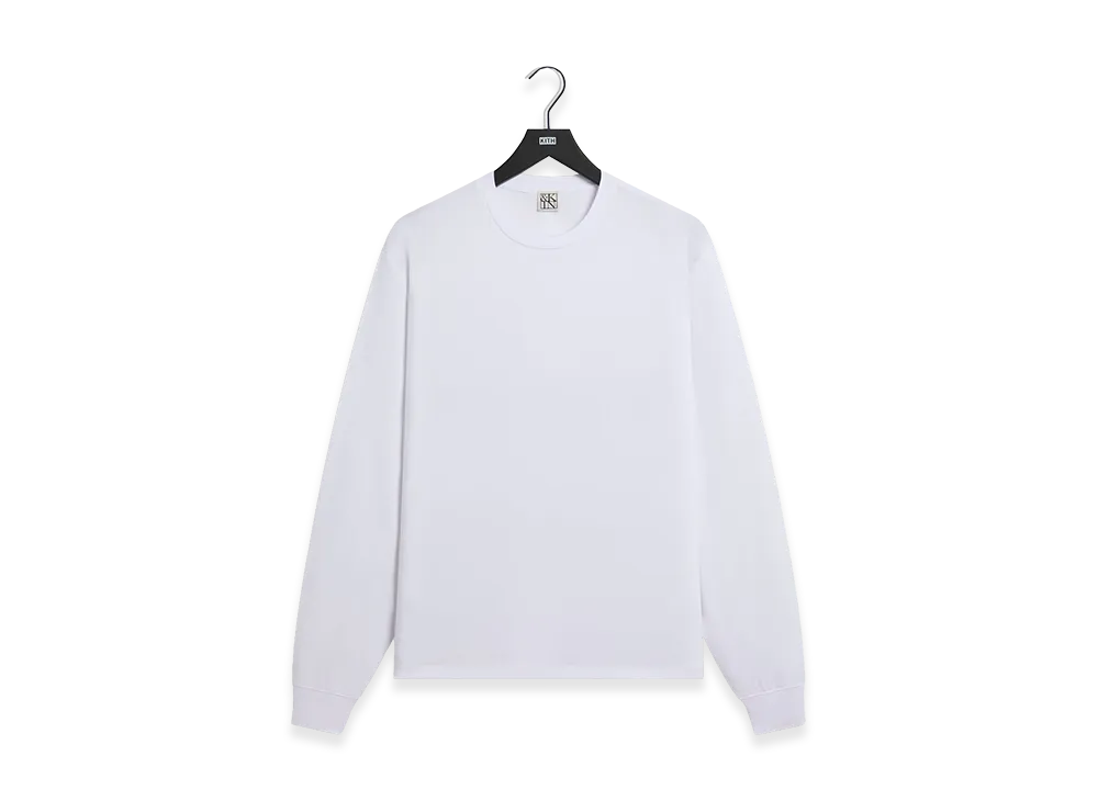Kith &Kin Long Sleeve Darin Tee "White"