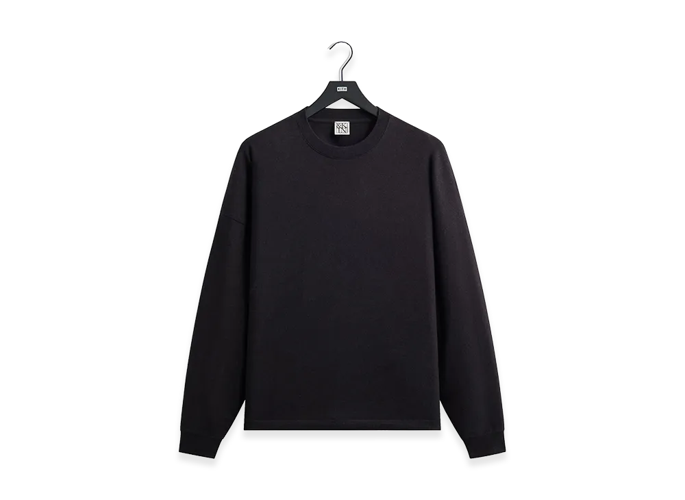 Kith &Kin Long Sleeve Lawson Tee "Black"