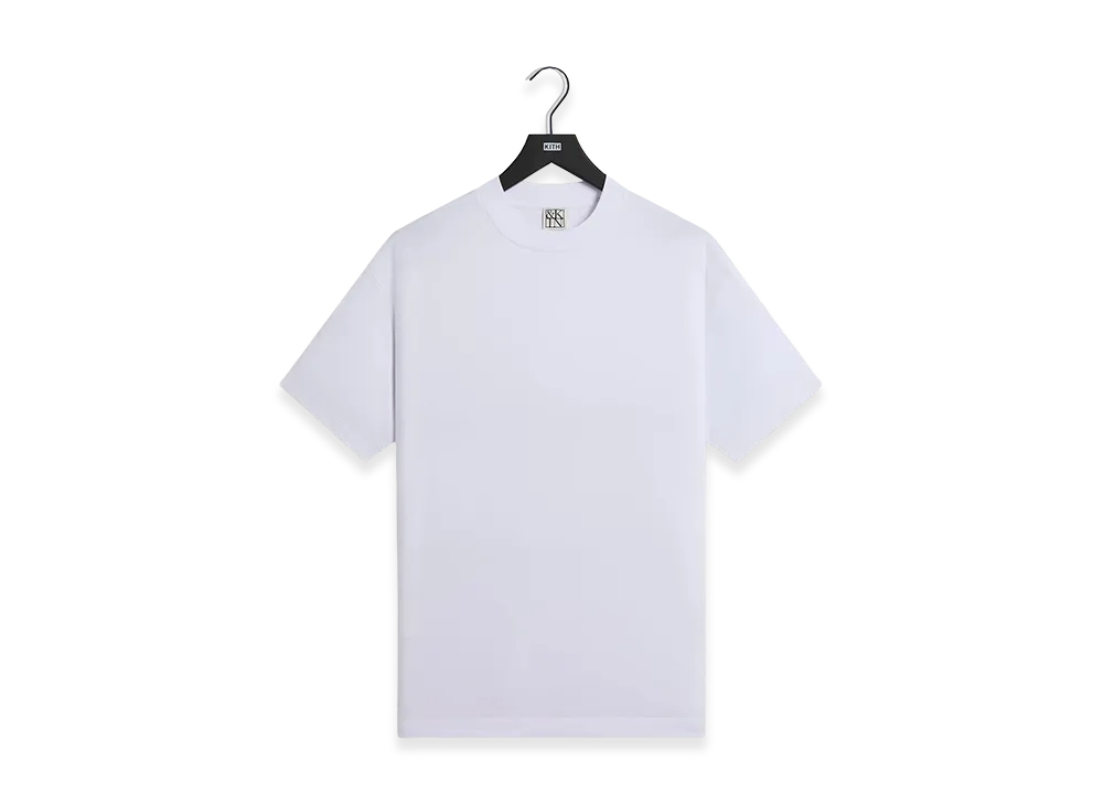 Kith &Kin Mock Neck Albie Tee "White"