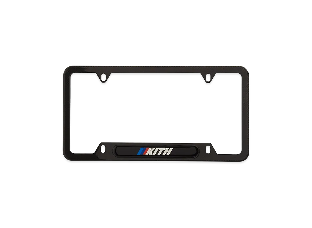 Kith x BMW Carbon Fiber Car Plate "Black"