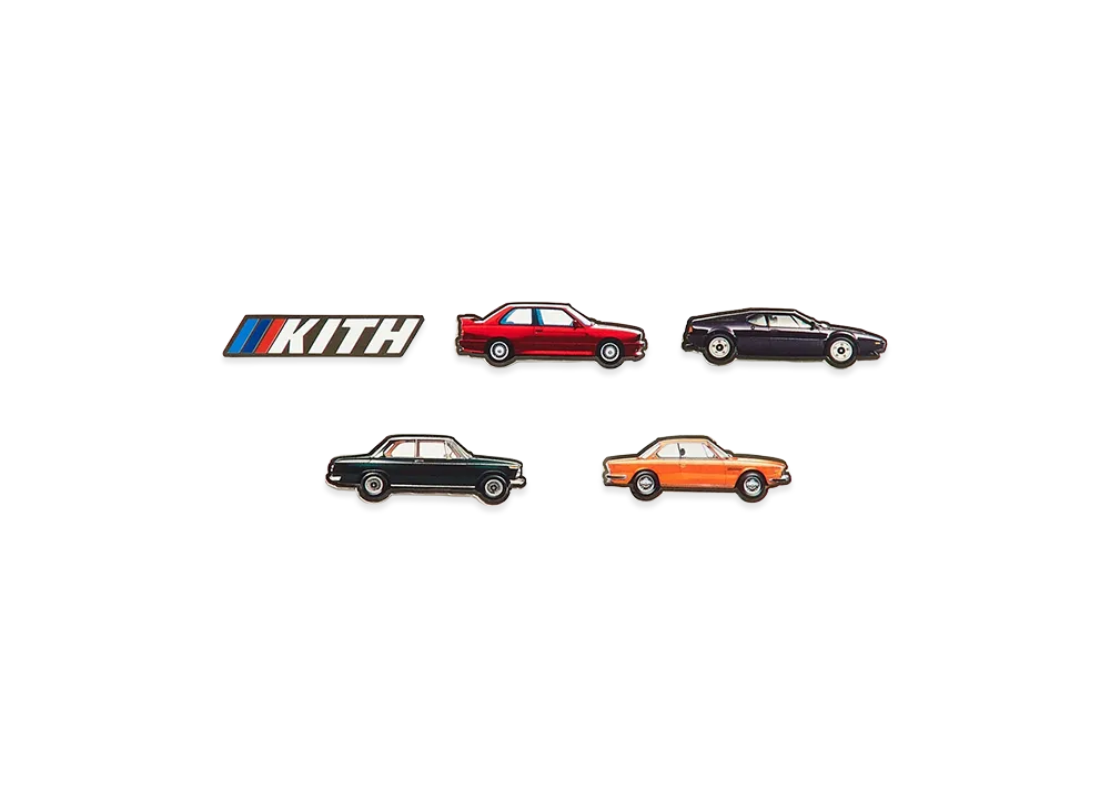 Kith x BMW Set of 5 Pin Set "Multi"