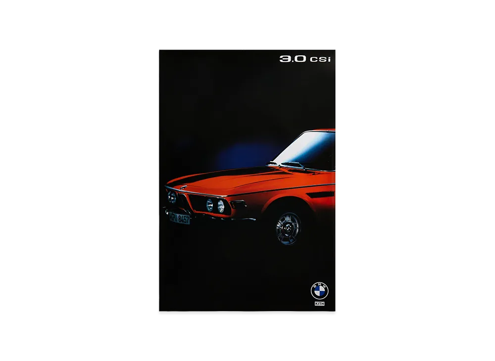 Kith x BMW CSi 3.0 Poster "Multi"