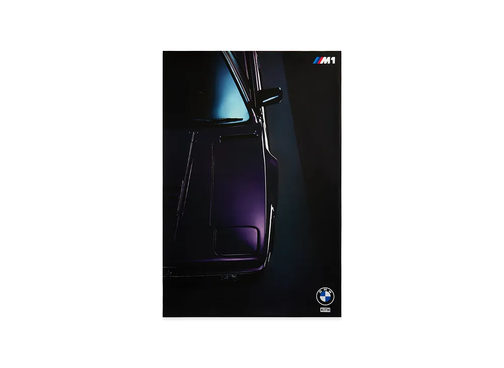 Kith x BMW 1981 M1 E26 Poster "Multi"