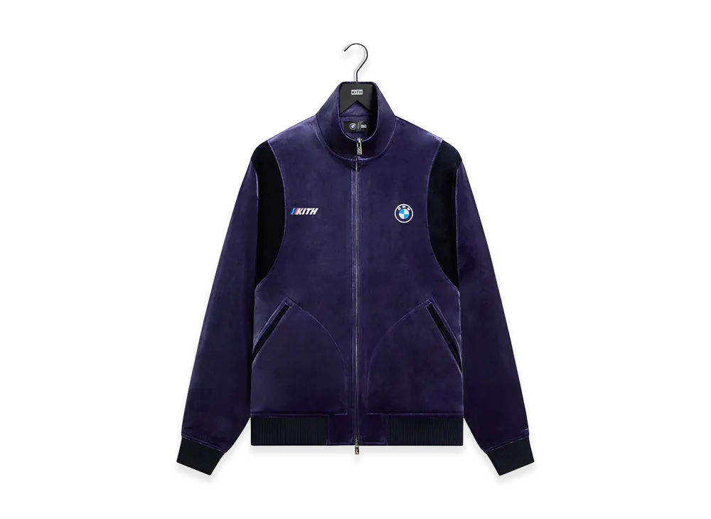 Kith x BMW Velvet Rui Track Jacket "Techno Violet"