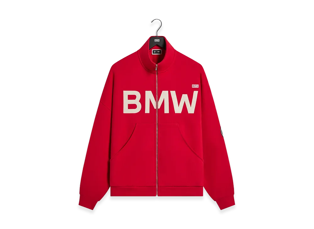 Kith x BMW Braxton Track Zip "Cinnabar"