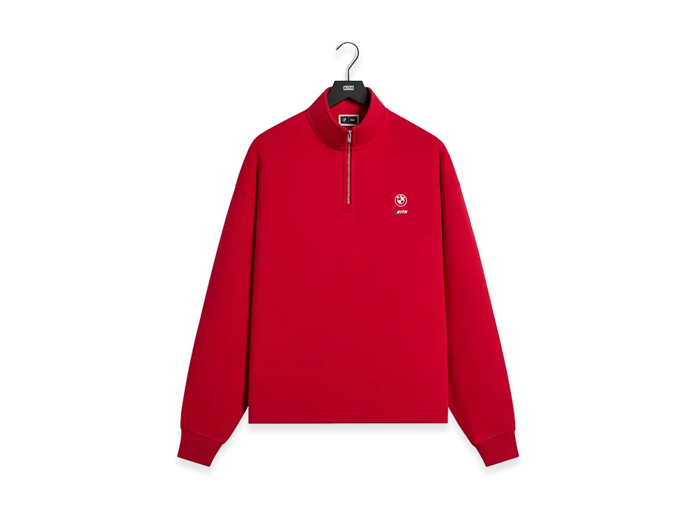 Kith x BMW Nelson Quarter Zip "Cinnabar"