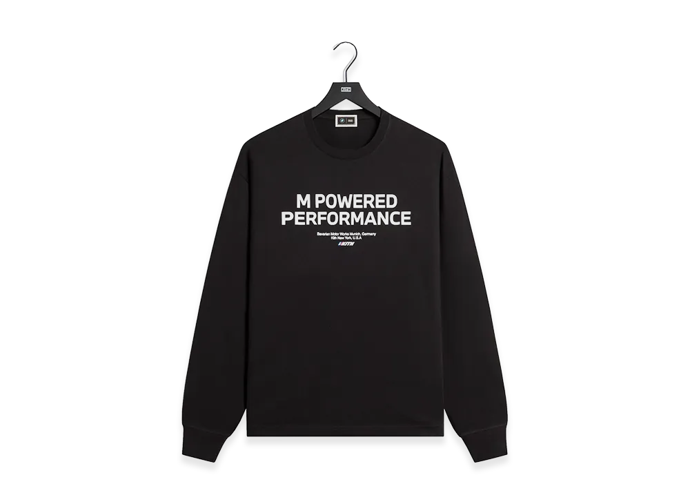 Kith x BMW M Quote Long Sleeve Tee "Black"