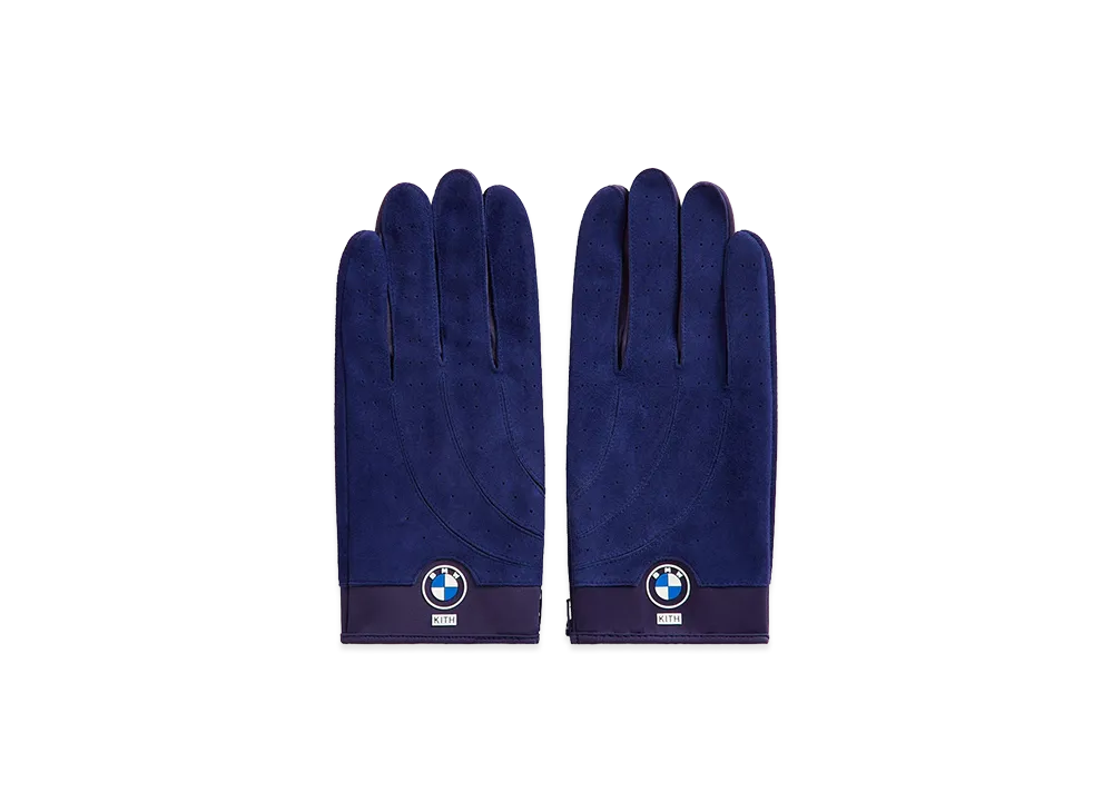 Kith x BMW Suede Driving Gloves "Techno Violet"