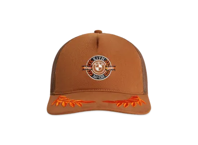 Kith x BMW Podium Brushed Twill Relaxed Trucker Cap "Desert"