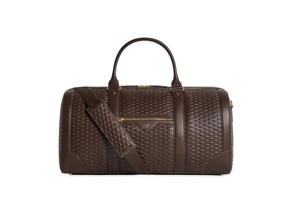 Kith Monogram Leather Traveler K55 Duffle Bag "Zoom"