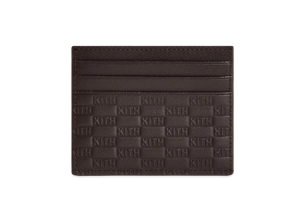 Kith Monogram Leather Card Holder "Zoom"