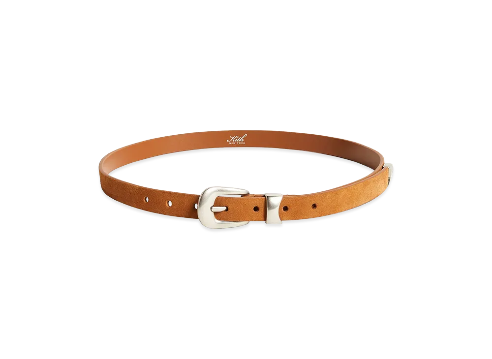Kith Western Suede Belt "Argil"
