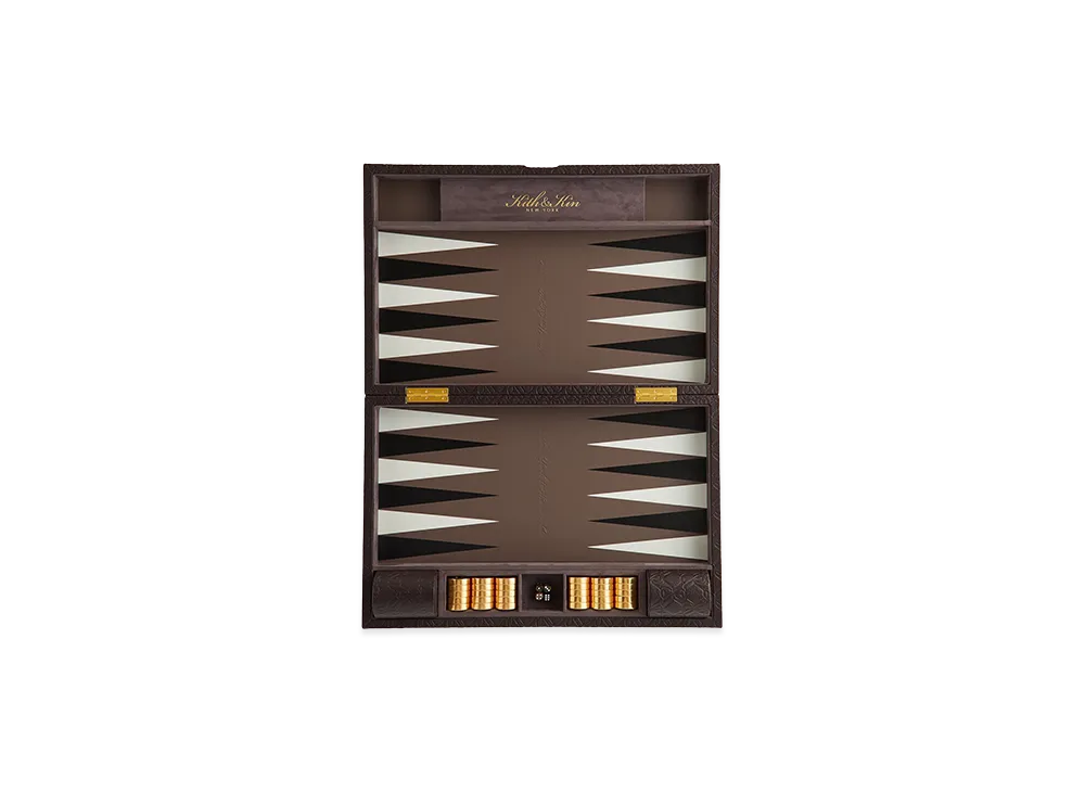 Kith Crest Monogram Backgammon Board "Incognito"