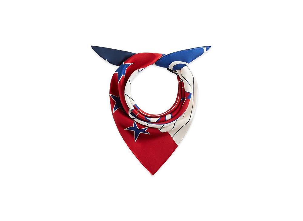 Kith Printed Silk Scarf "Sandrift"