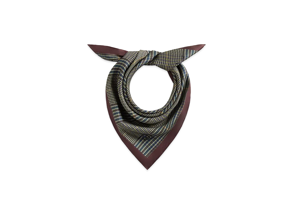 Kith Printed Silk Scarf "Kindling"