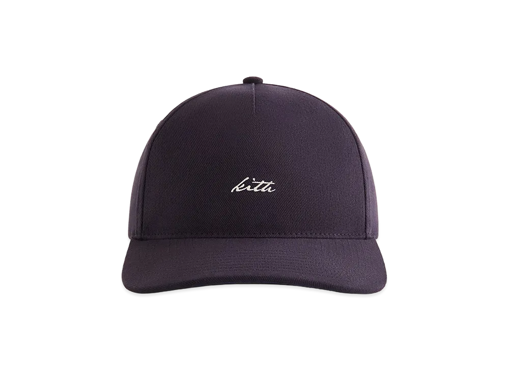 Kith Autograph Brushed Twill Bay Low Pinch Crown Cap "Nocturnal"