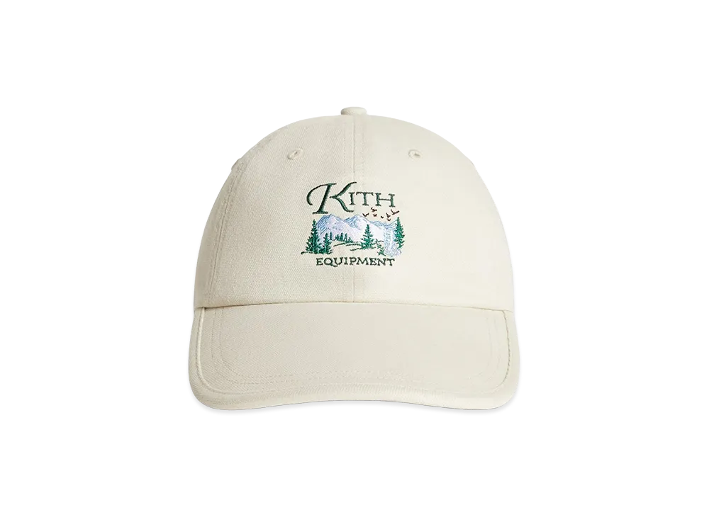 Kith x '47 Canvas Long Visor Clean Up Cap "Sandrift"
